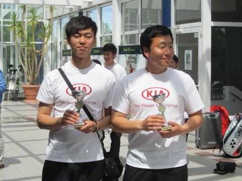 Sieger Herrn-Doppel: Jungbee Lee/Kyungtae Park, Korea