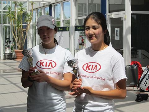 Sieger Damen-Doppel: Ji Hae An/Bo Ra Park, Korea