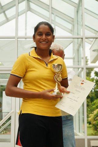 Siegerin Damen-Einzel: Arundhati Sharma, Indien